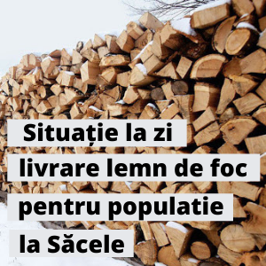 Situatie la zi livrare lemn de foc pentru populatie la Sacele (1)