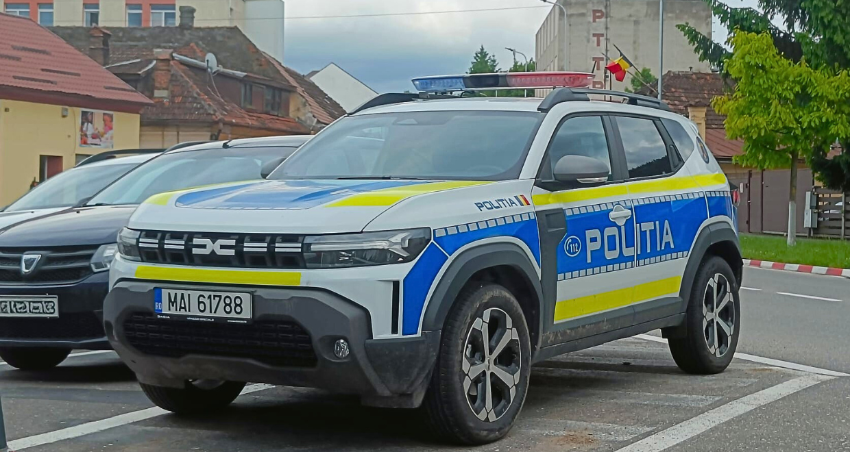 Bărbat fără permis prins la volan în Săcele