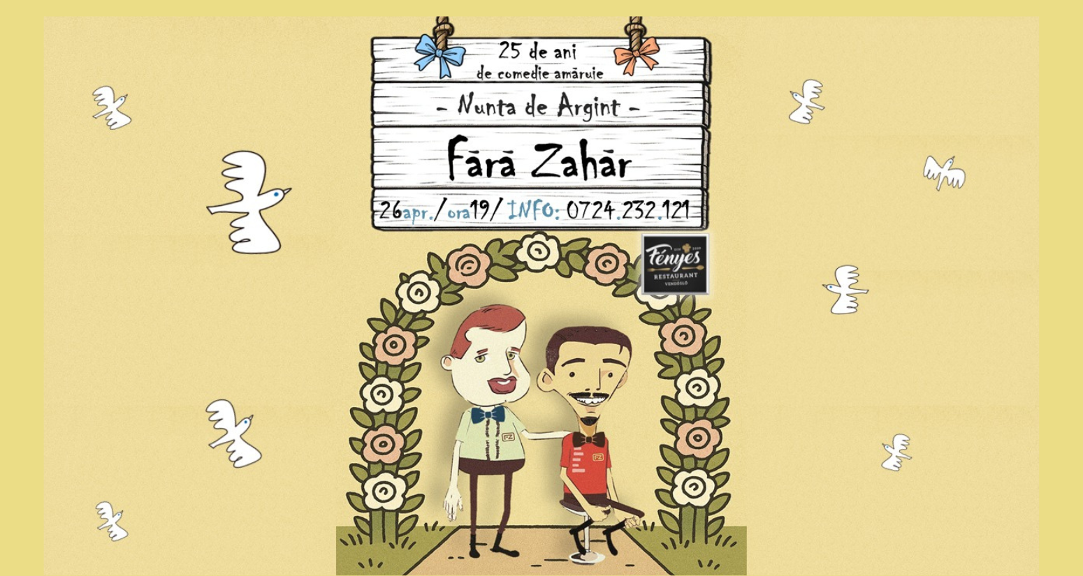 Fără Zahăr sărbătorește 25 de ani la Săcele