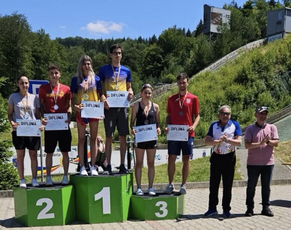 Săcelenii domină Naționalele de sărituri cu schiurile