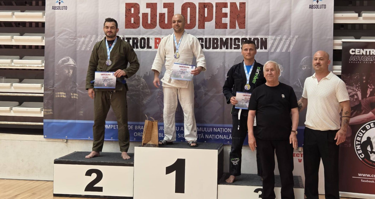 Sergent Lucian Șolga, din Săcele, aduce dublu aur la BJJ